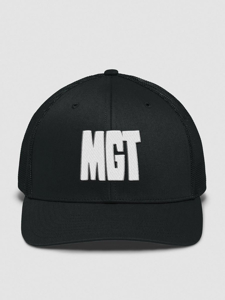 Black MGT Trucker Hat product image (1)