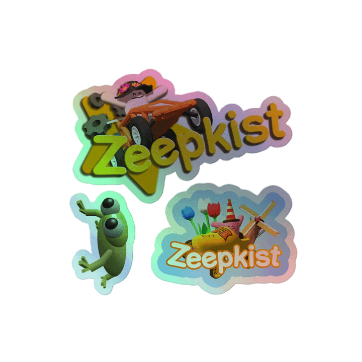 Holographic Zeepkist Stickers product image (2)