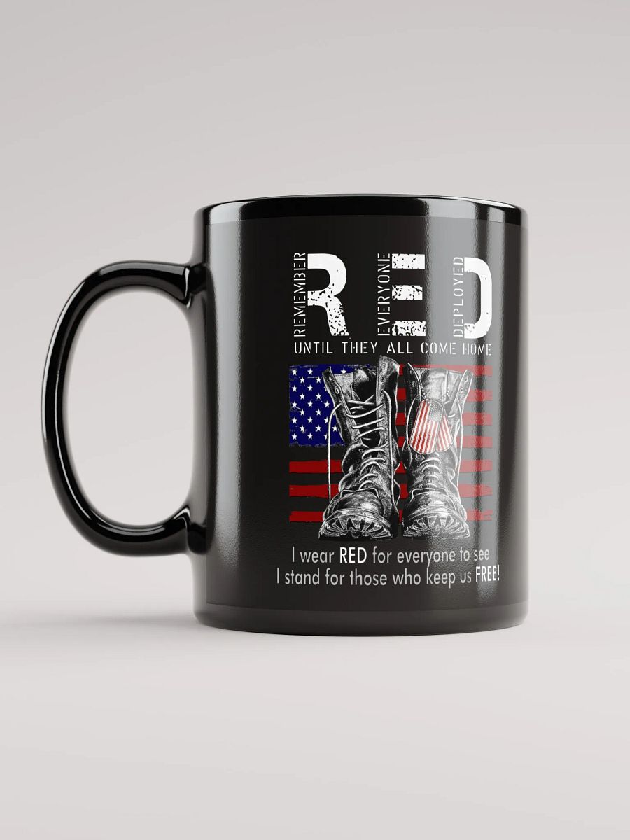 Red Until They All Come Home - Black Mug product image (2)