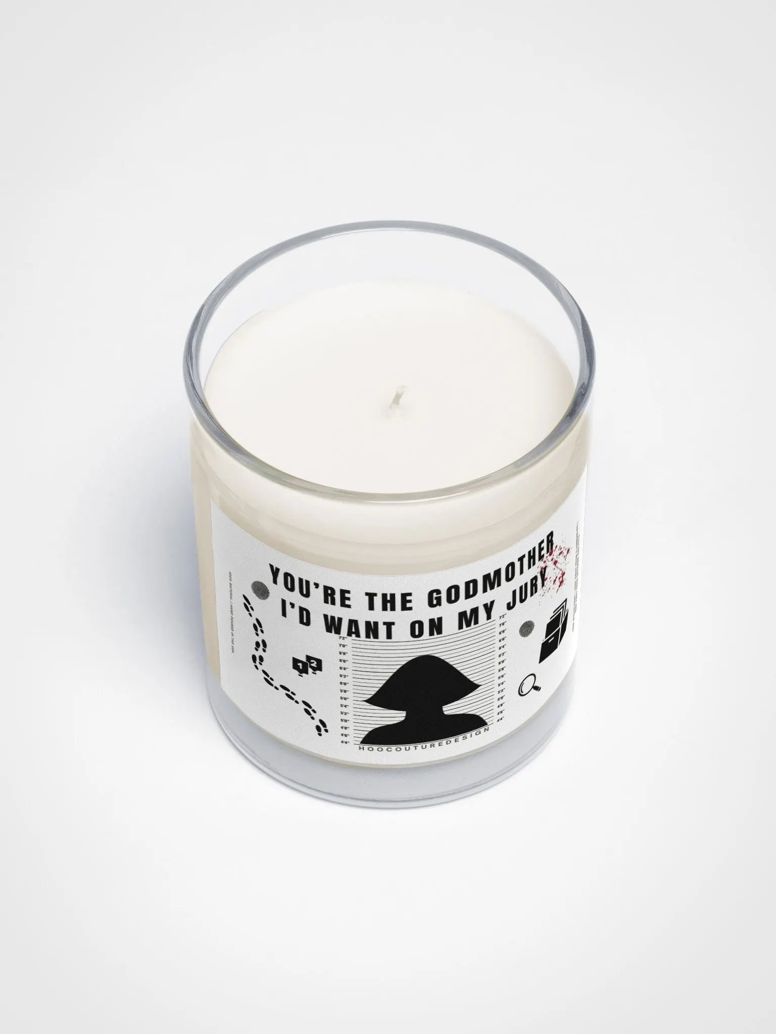 Funny gift for a godmother - On my jury - Soy wax vegan candle product image (4)