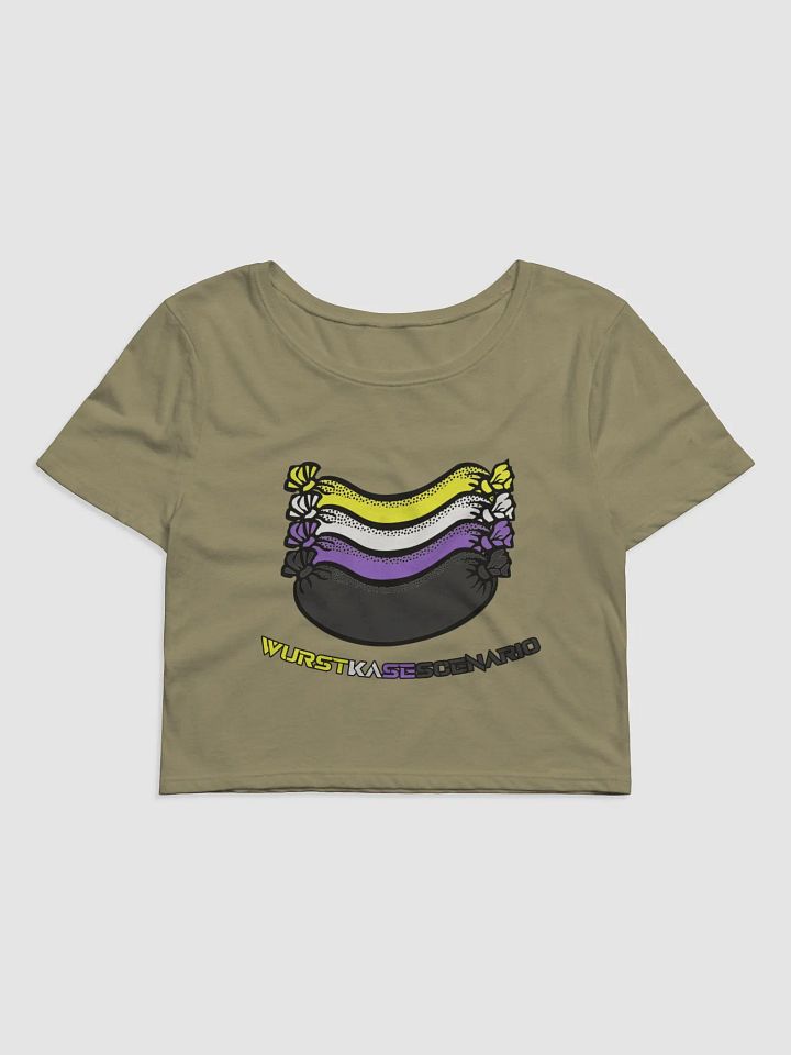 Non-Binary Pride Crop Sausage Tee product image (2)