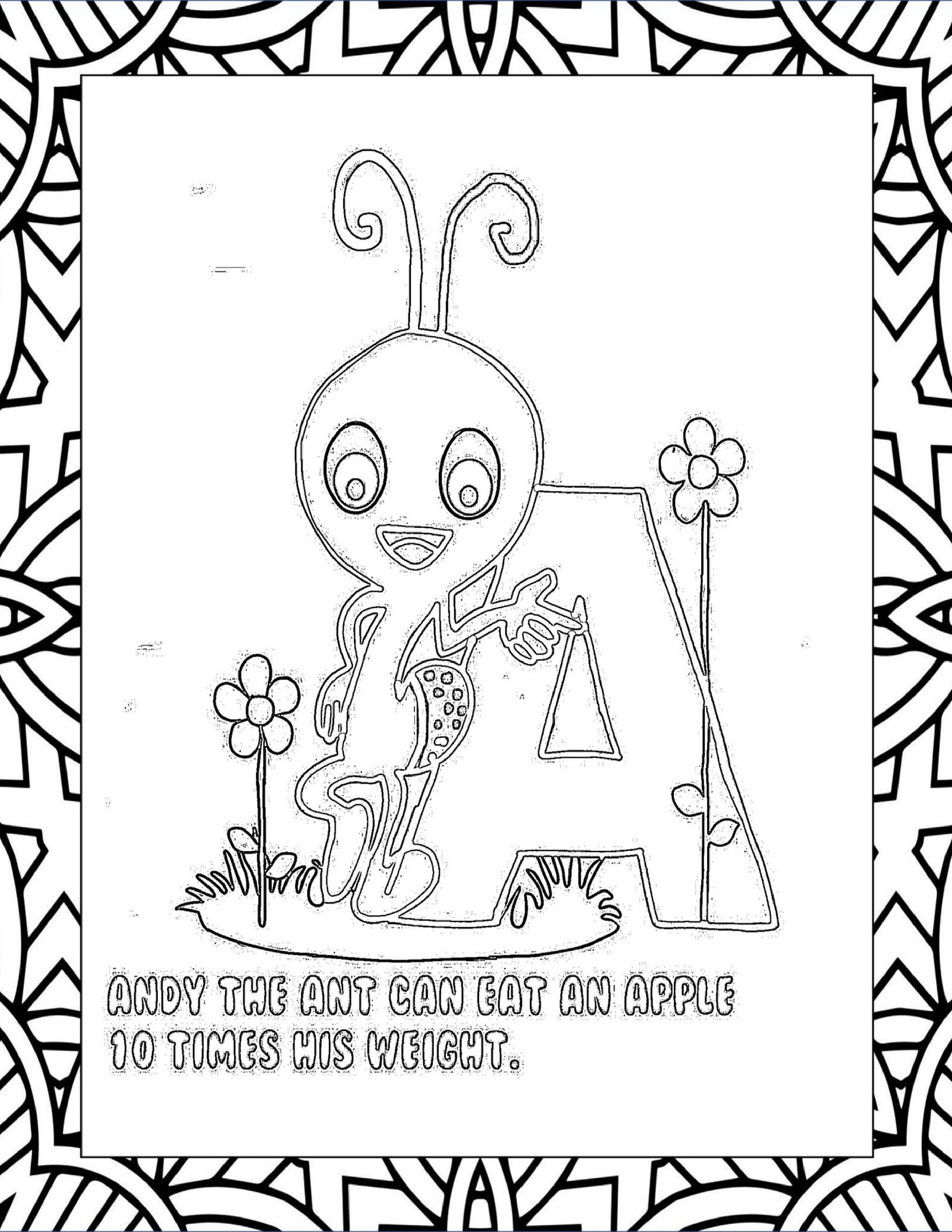 Fun Animal ABCs Coloring Book product image (2)