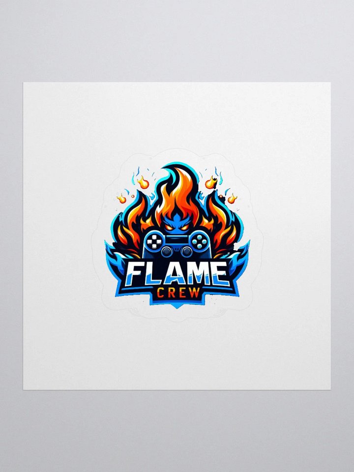 Flame Crew Logo Kiss Cut Stickers product image (2)