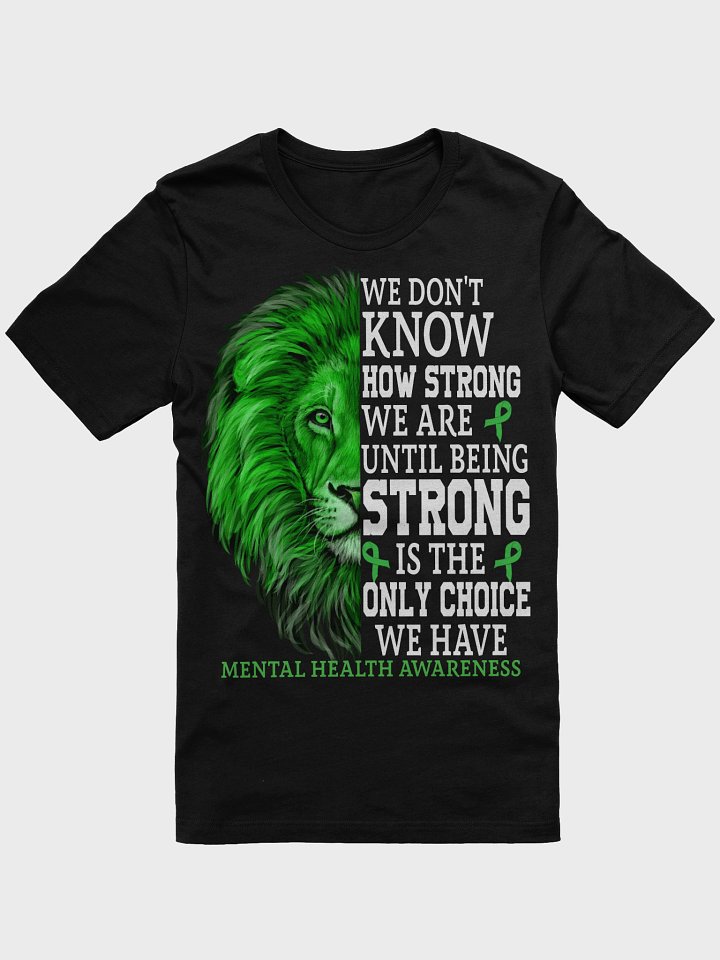 Courageous Lion Mental Health Awareness T-Shirt product image (1)