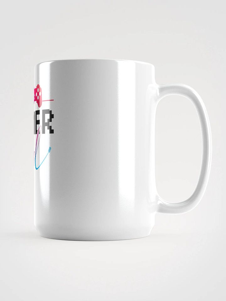 Gamer Girl Heartbeat White Glossy Mug product image (2)