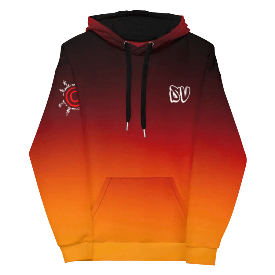 STRAIGHT VIBIN NEON COLOR FADE STYLE KURAMA + NARUTO HOODIE product image (12)