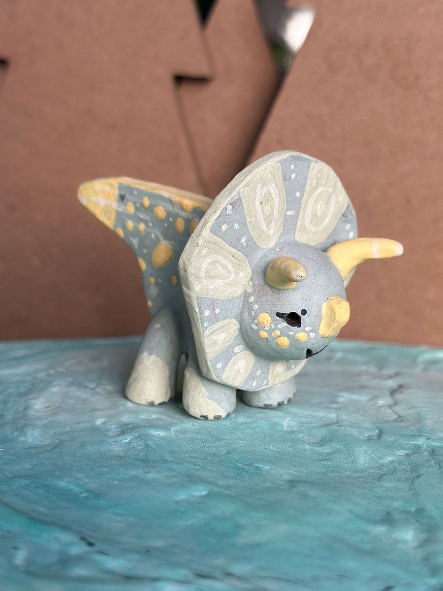 Spring Ceratopsid Ceramic Spill - B Grade product image (5)