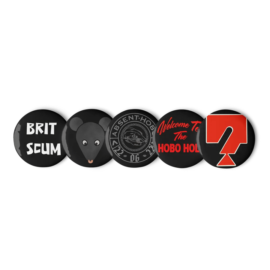 BRIT SCUM Collection: Pin Button Set product image (3)