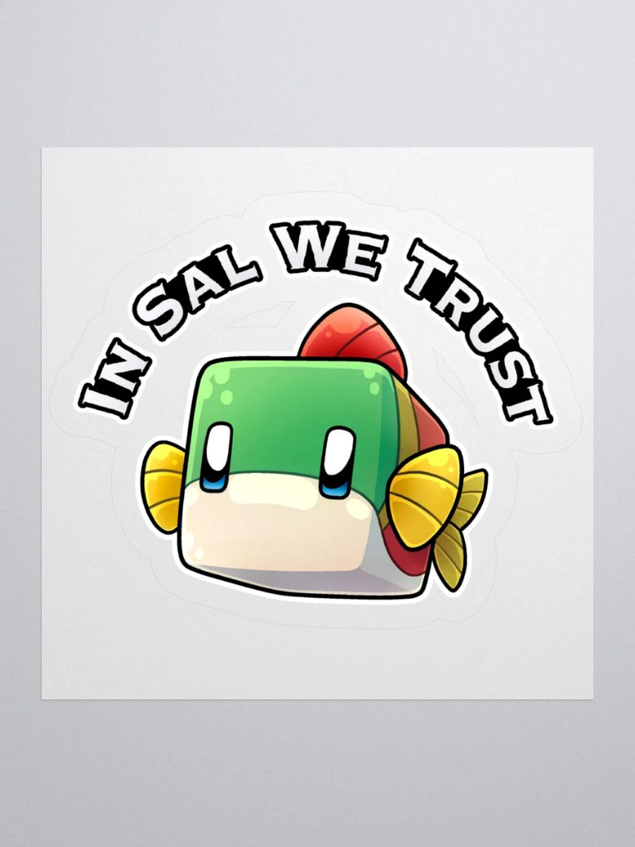 In Sal We Trust Sticker product image (2)