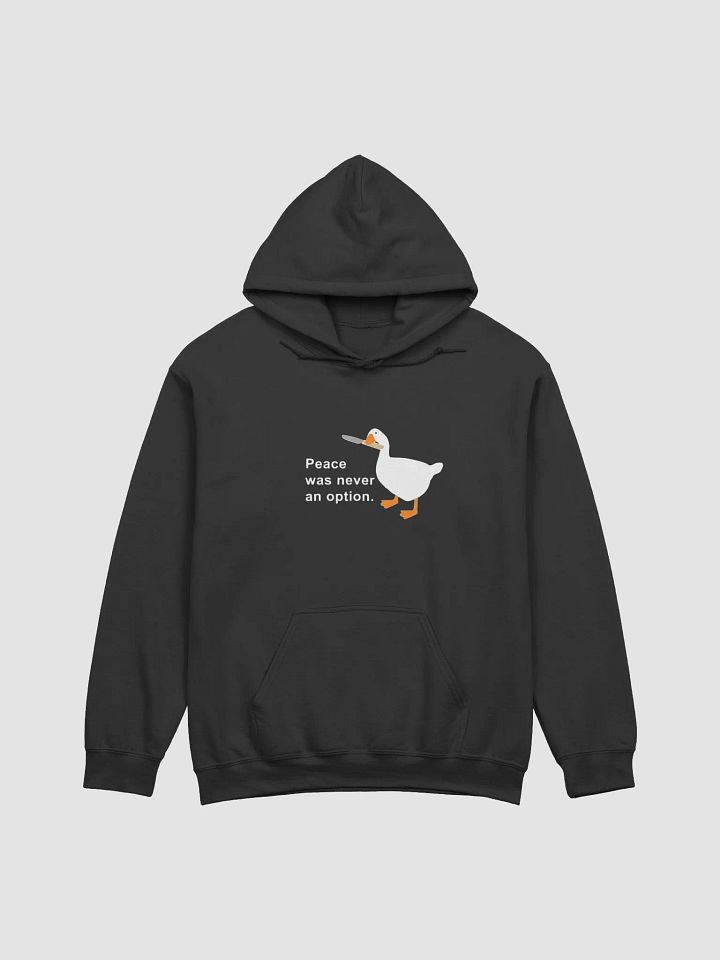 Meme Agressive Goose Knife Hoodie product image (9)