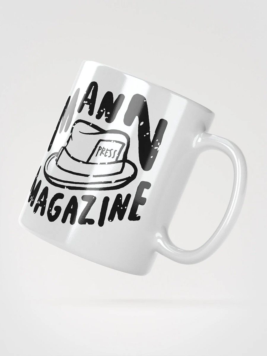 MANN Magazine Press Hat White Coffee Mug product image (2)