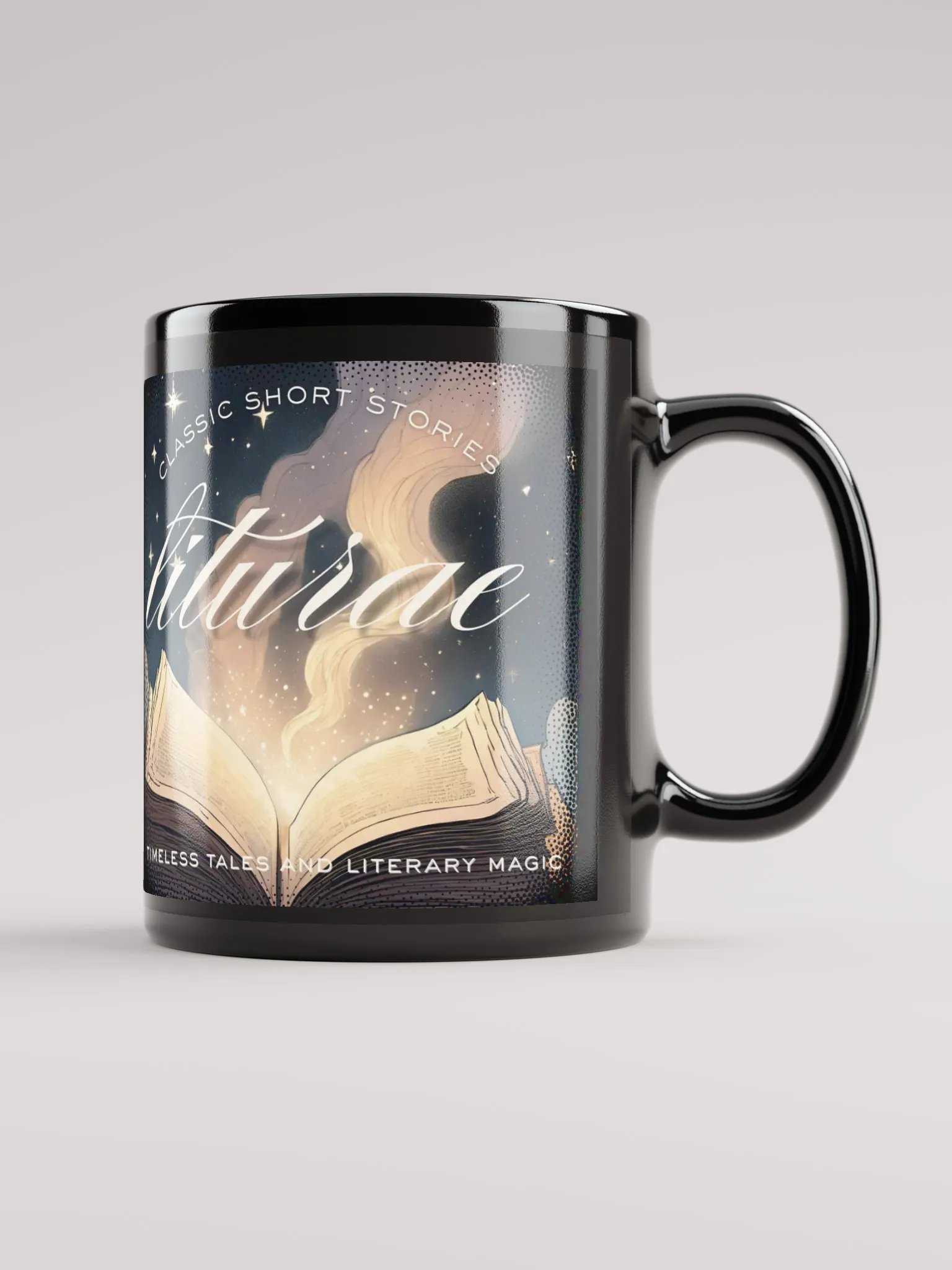 LITURAE Black Ceramic Mug product image (1)