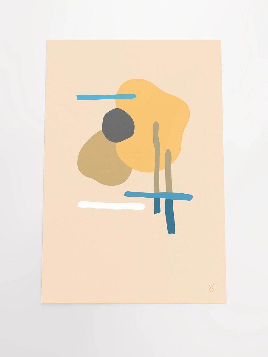 Geometric Harmony Matte Poster - Abstract Image No. 1 product image (1)