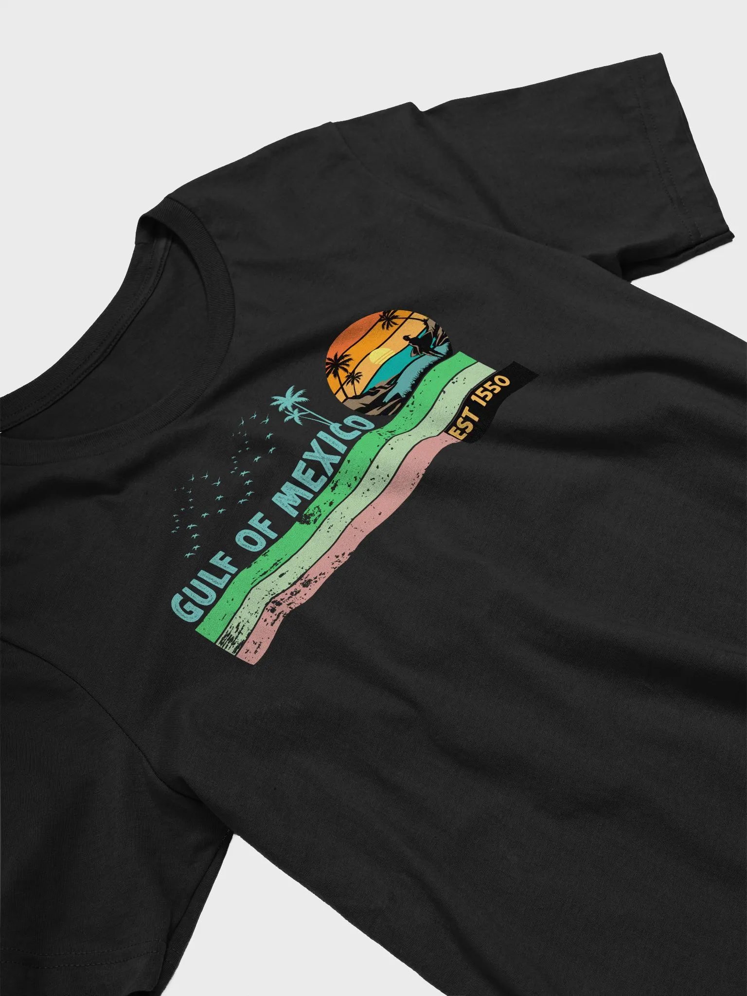 Gulf of Mexico T-Shirt | Beach Lover Shirt | Holiday Tee | Retro Vintage Beach T-Shirt product image (3)