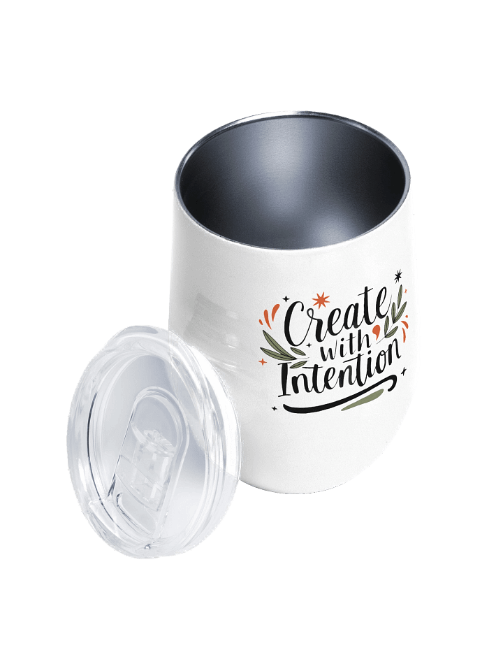 Create with Intention Wine Tumbler product image (2)