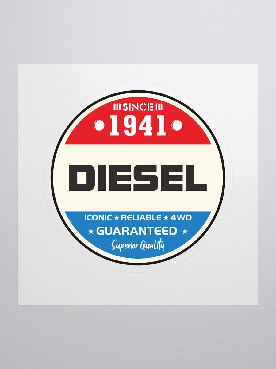 Diesel Since 1941 Emblem Kiss Cut Stickers product image (1)