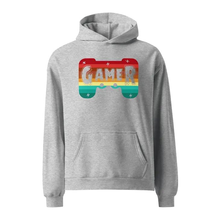 Gamer Vibes Striped Hoodie product image (4)