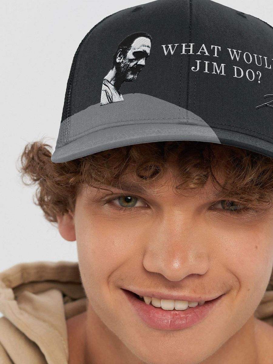 What Would Jim Do Trucker Hat product image (8)