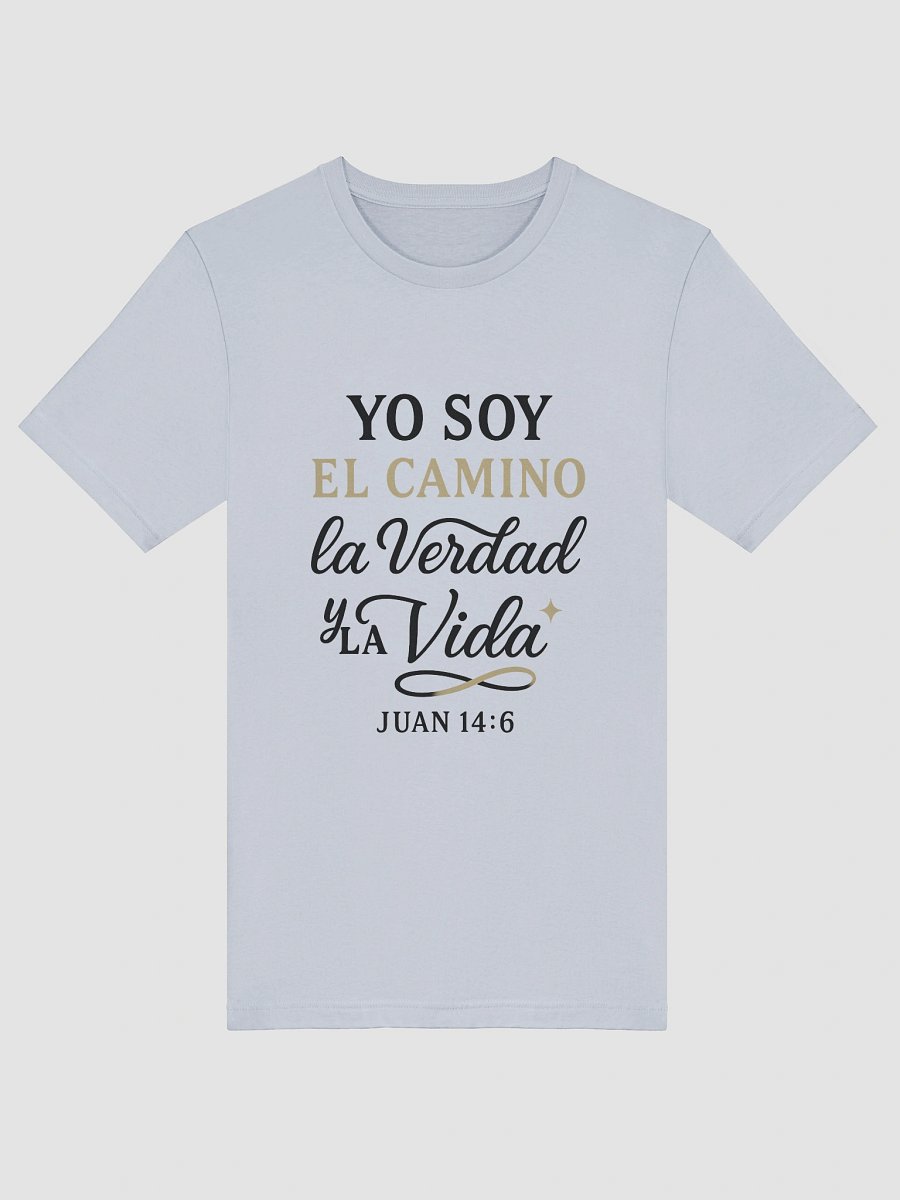 Christian T-Shirt – “Yo Soy el Camino, la Verdad y la Vida” (John 14:6) – Spanish Bible Verse product image (5)