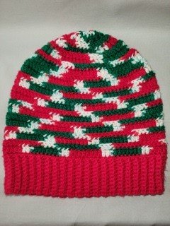 Red, White, and Green Slouchy Hat product image (1)
