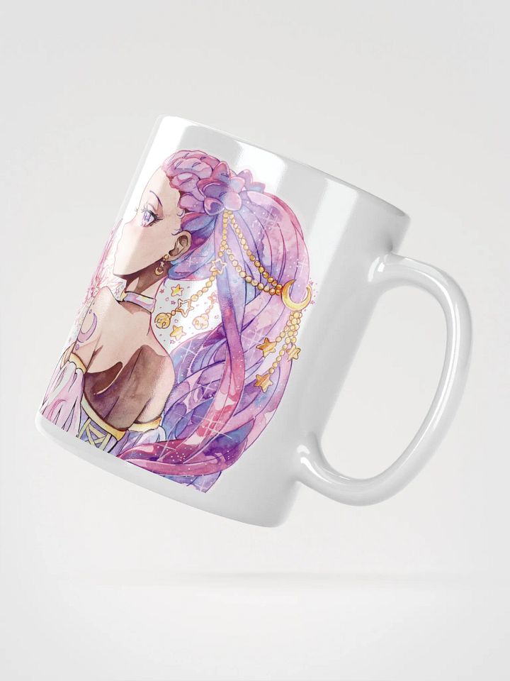 Moonflower White Glossy Mug product image (5)