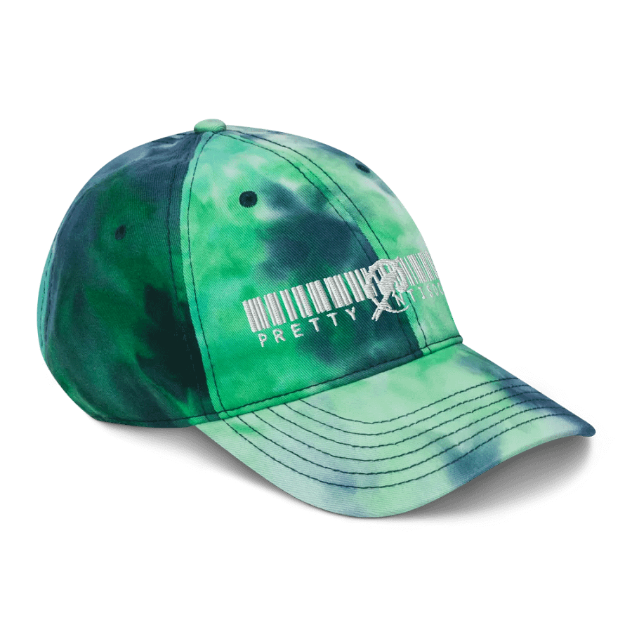 PASP Tie-Dye Barcode Logo Hat – Groovy Meets Rebellious product image (6)