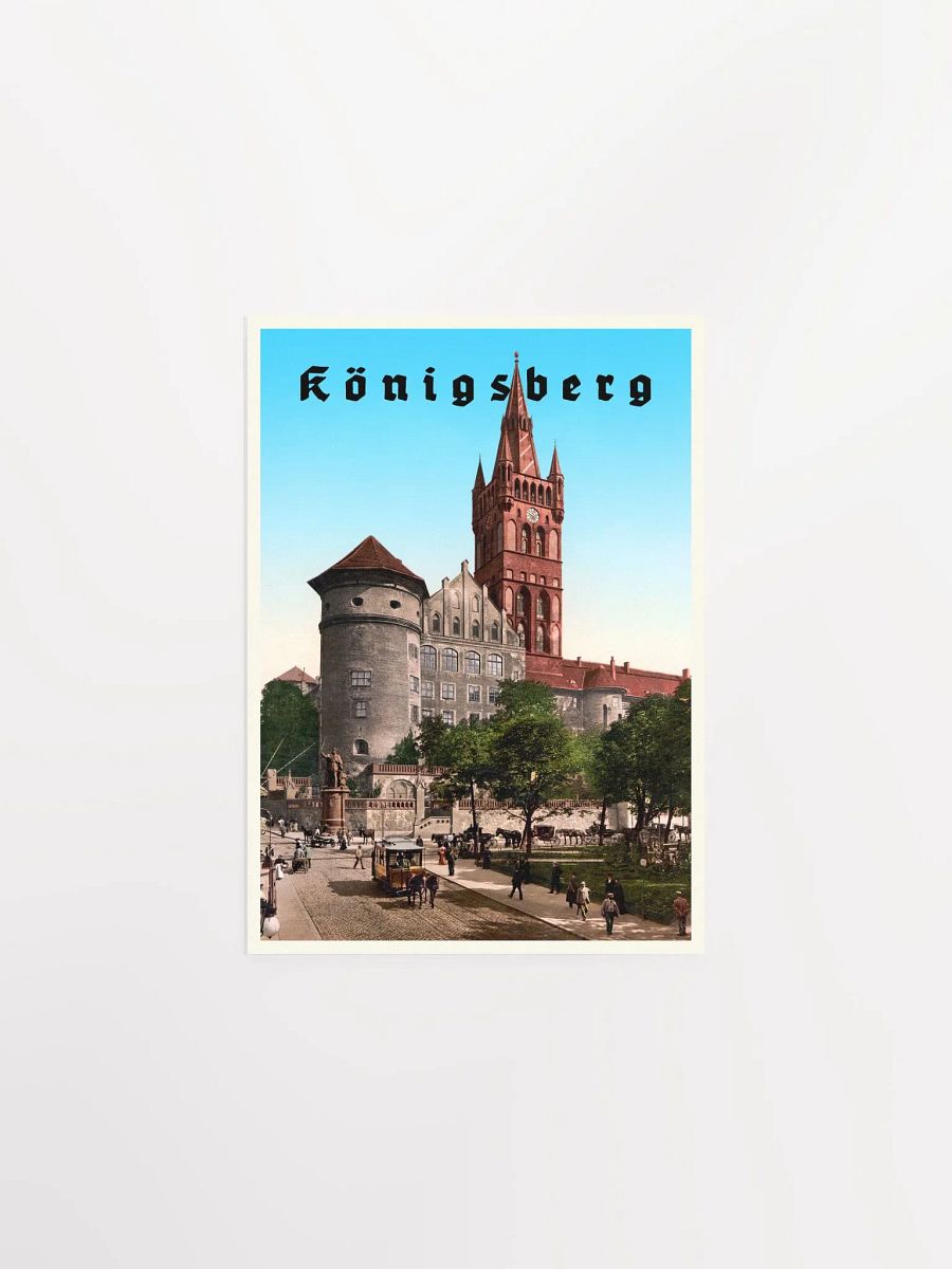 Konigsberg/Königsberg, Prussia, Germany, 1894 — retro vintage travel poster product image (6)