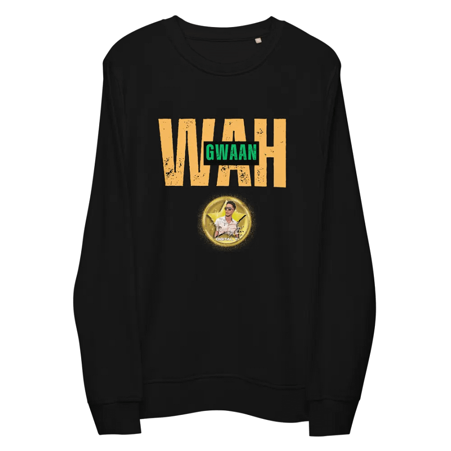 DIGI Unisex Organic Sweatshirt (Wah Gwaan #1 ) product image (5)