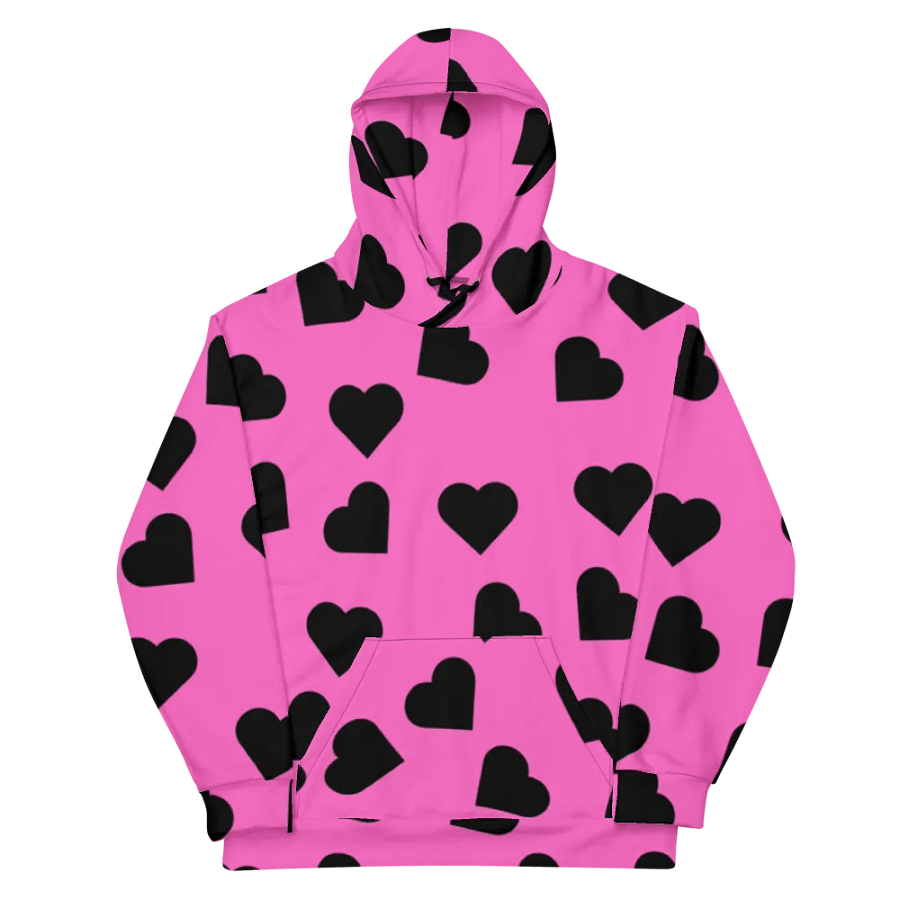 Love Pattern Unisex All Over Print Pull On Hoodie product image (11)