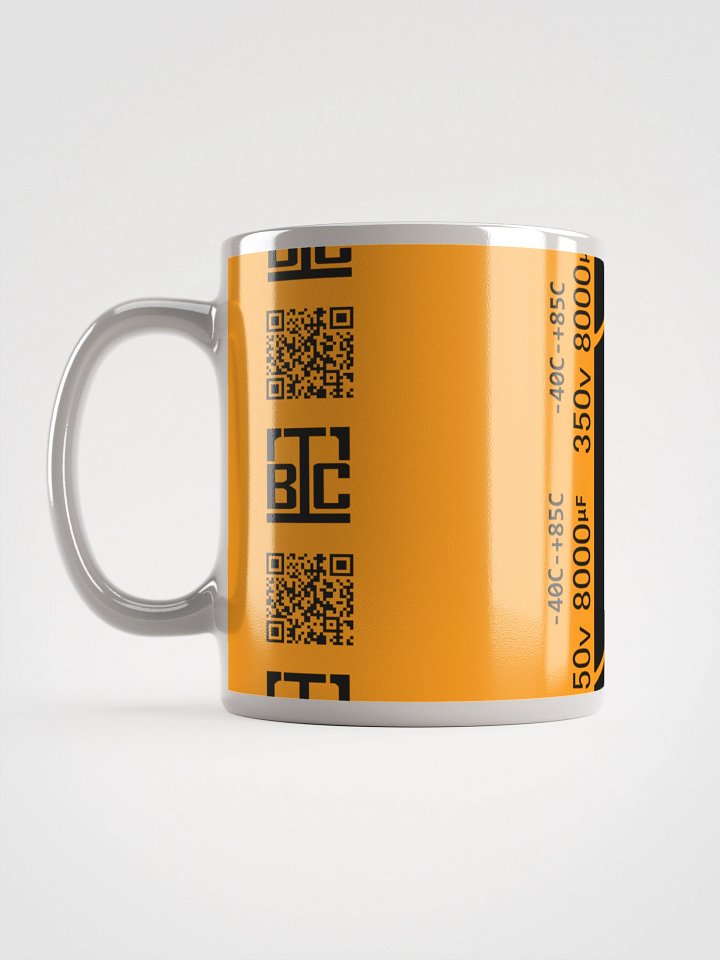 Capacitor Glossy Mug - ORANGE product image (2)