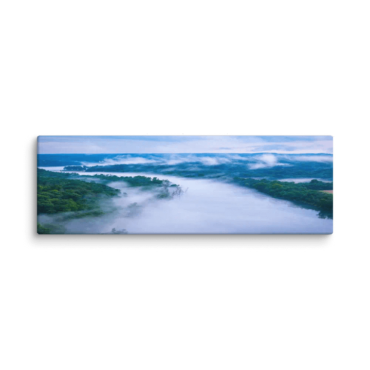 Mist Over the Taneycomo, Forsyth, Missouri - Sublimation Print on Canvas product image (2)