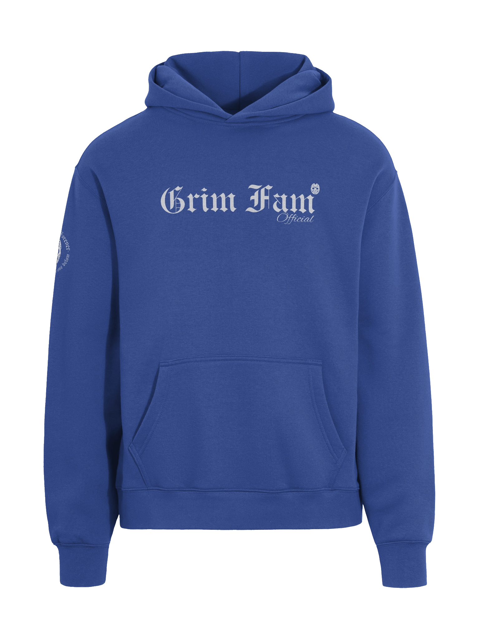 GRIM FAM HOODIE — OFFICIAL - EDITION #3 BLUE / GREEN product image (3)