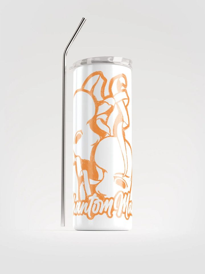 'PhantomMaul' Orange Logo Stainless Steel Tumbler product image (7)