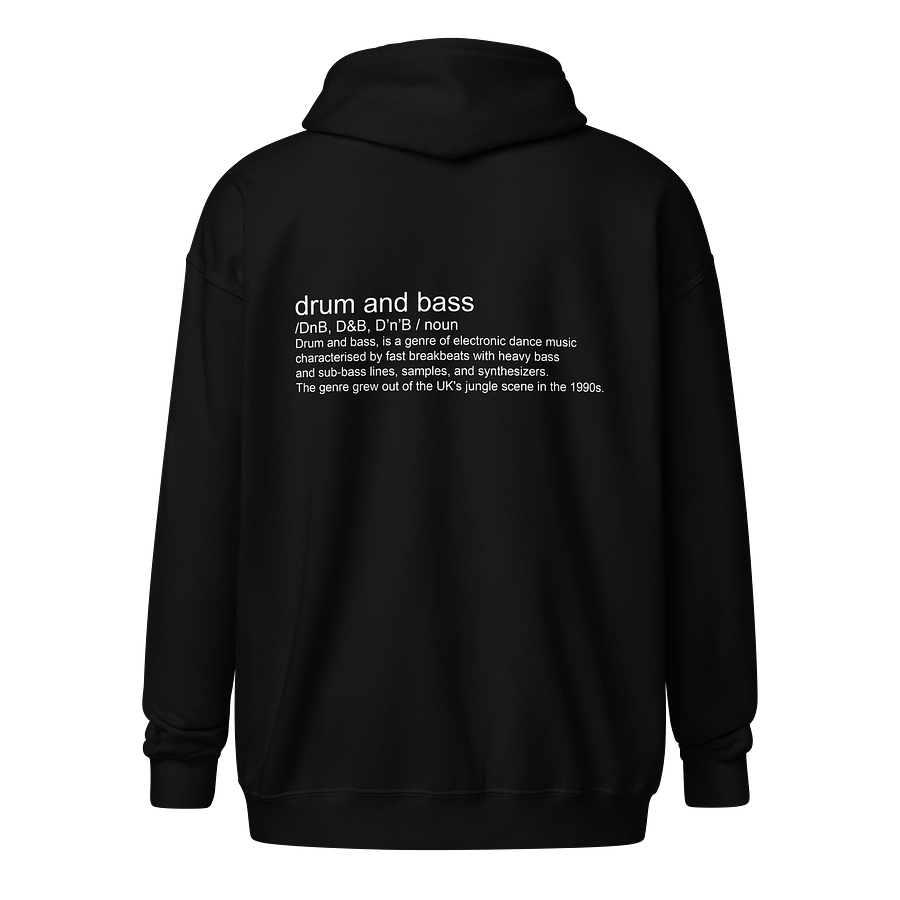 Full Zip Hoodie Drum & Bass Edition product image (1)
