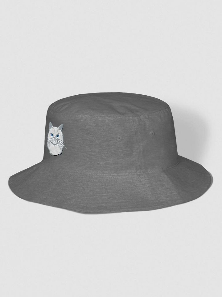 Whiskered White Persian Cat Bucket Hat product image (6)