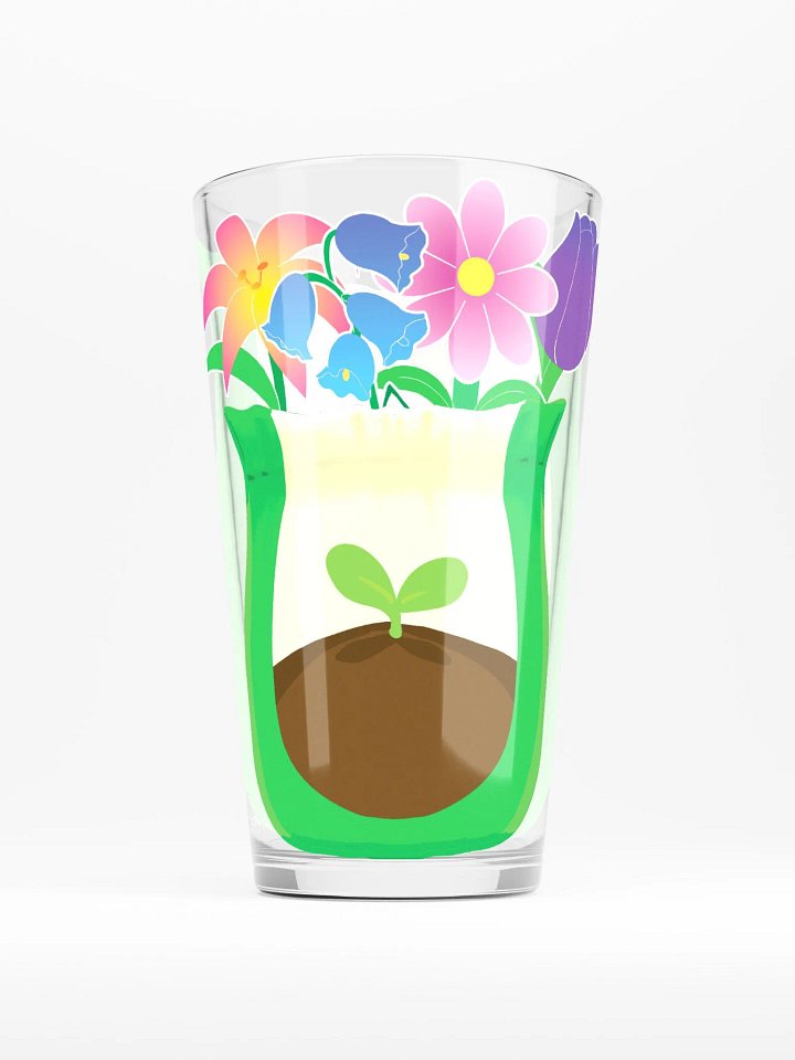 Fertilizer & Flowers - glass product image (1)