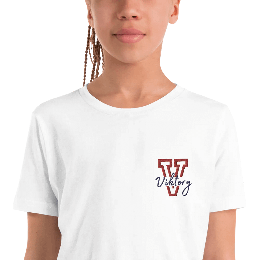 Kids Shirt White (red & blue logo) product image (10)
