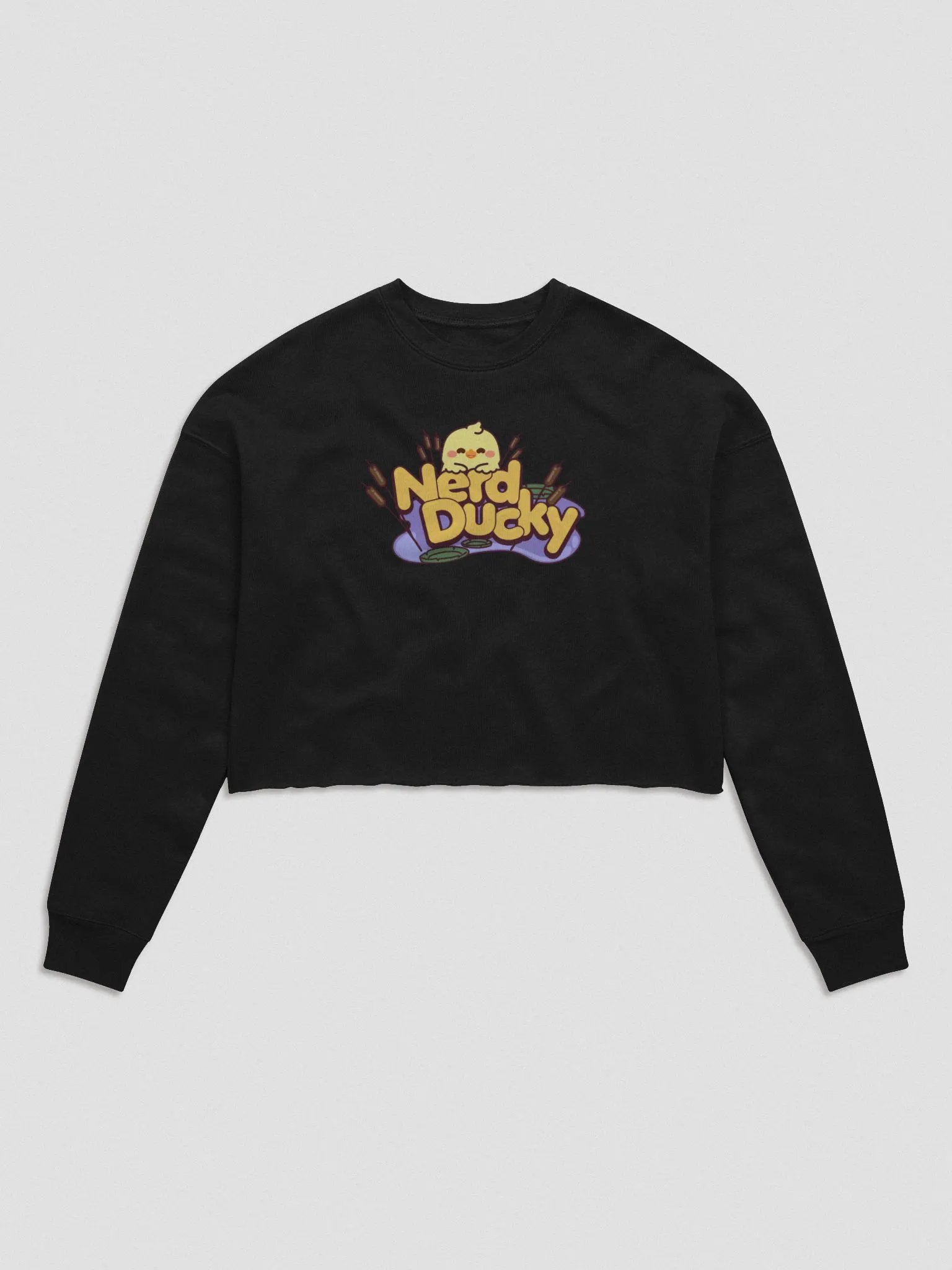 Ducky Logo Women's Crop Sweatshirt product image (1)