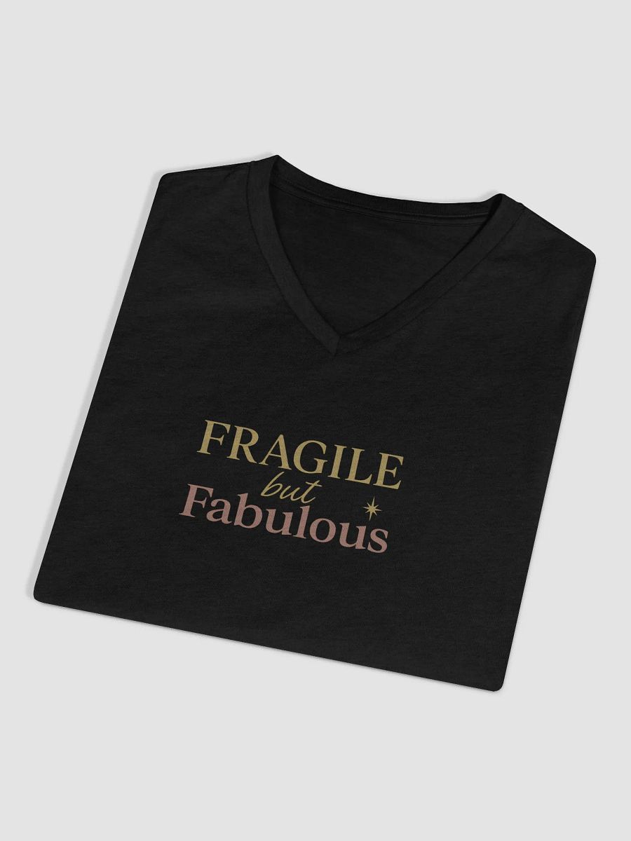 Fragile but Fabulous V-Neck Tee product image (3)