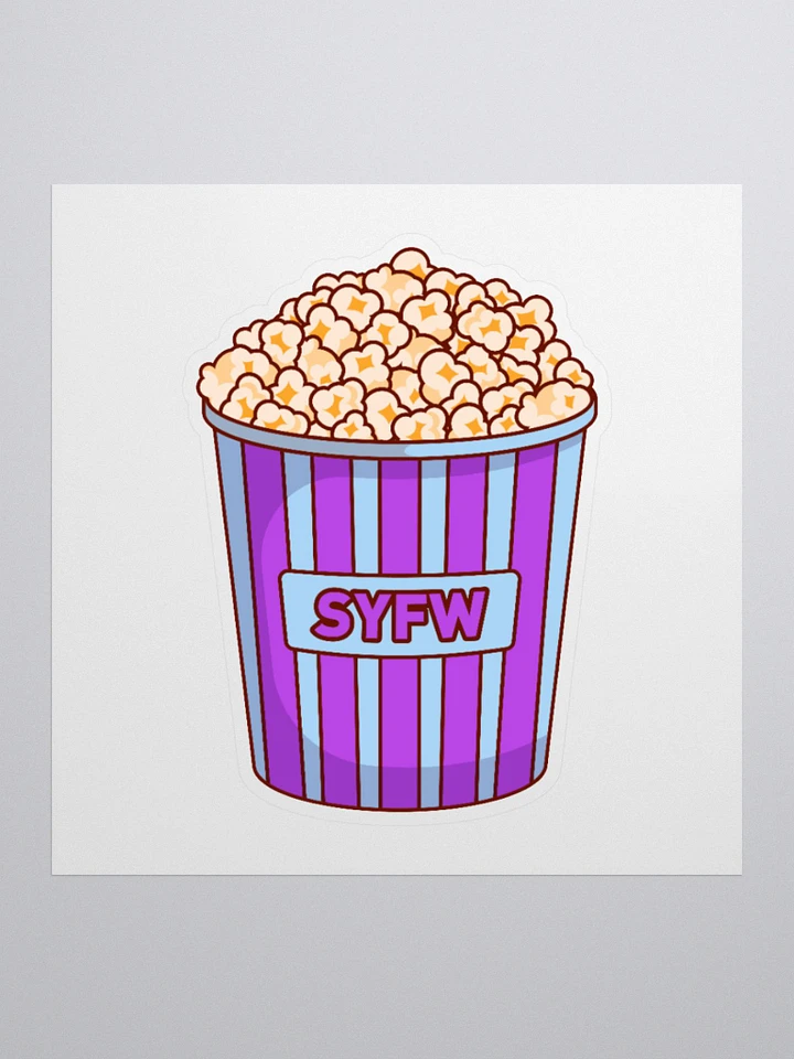 SYFW - Popcorn Bucket Sticker product image (1)