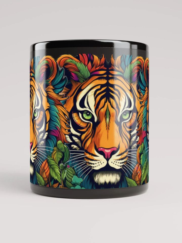 "Tiger Trio Vivid Mug – Bold Wildlife Coffee Cup with Striking Tiger Design!" product image (1)
