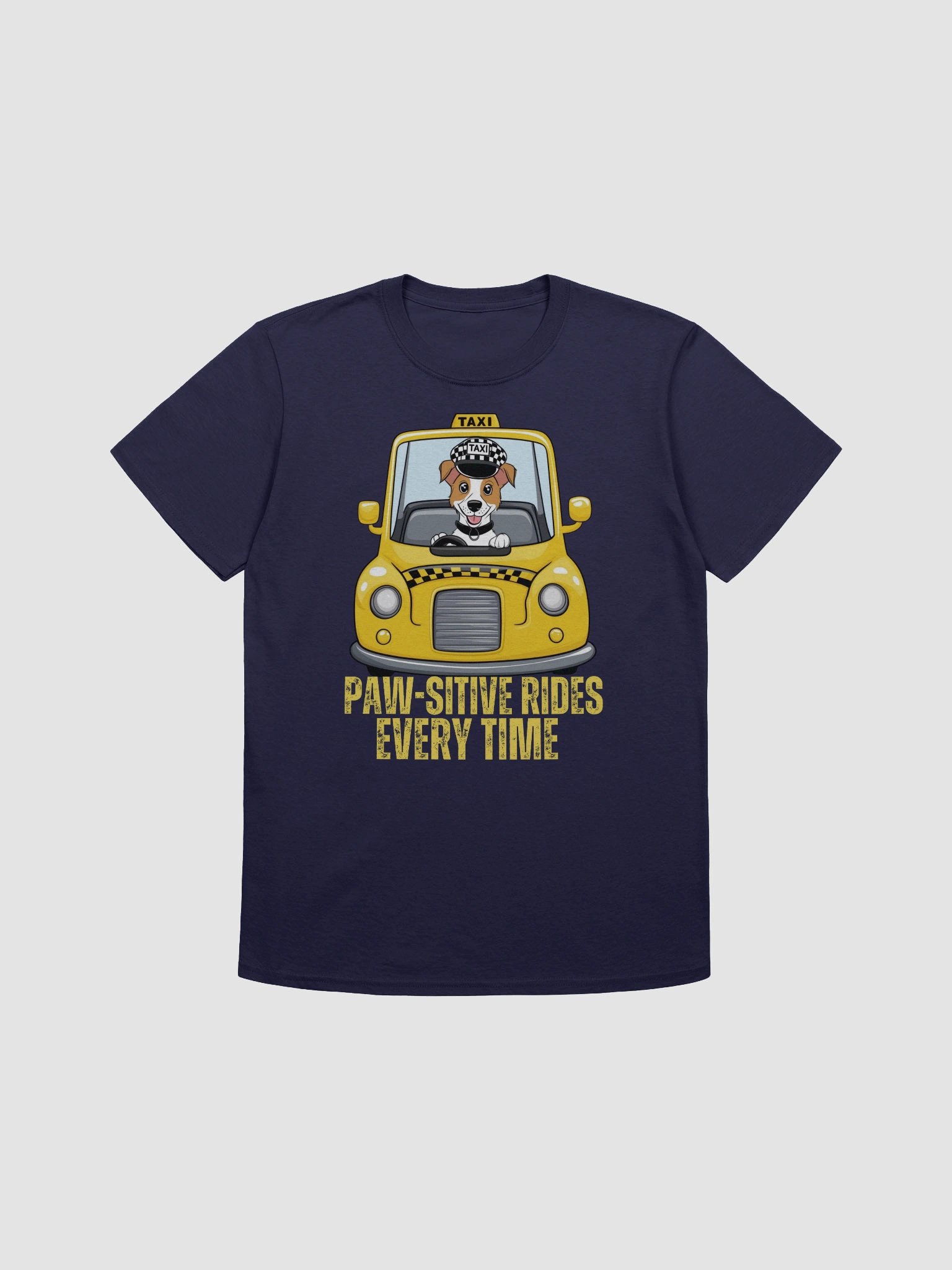 paw-sitive rides every time unisex shirt product image (2)