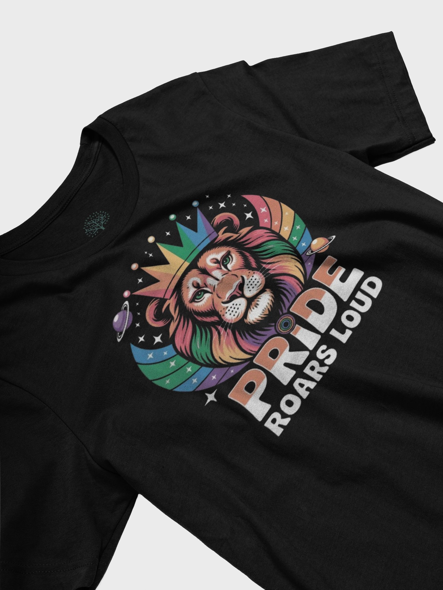 Unisex "Pride Roars Loud" Rainbow Lion Graphic T-Shirt product image (33)