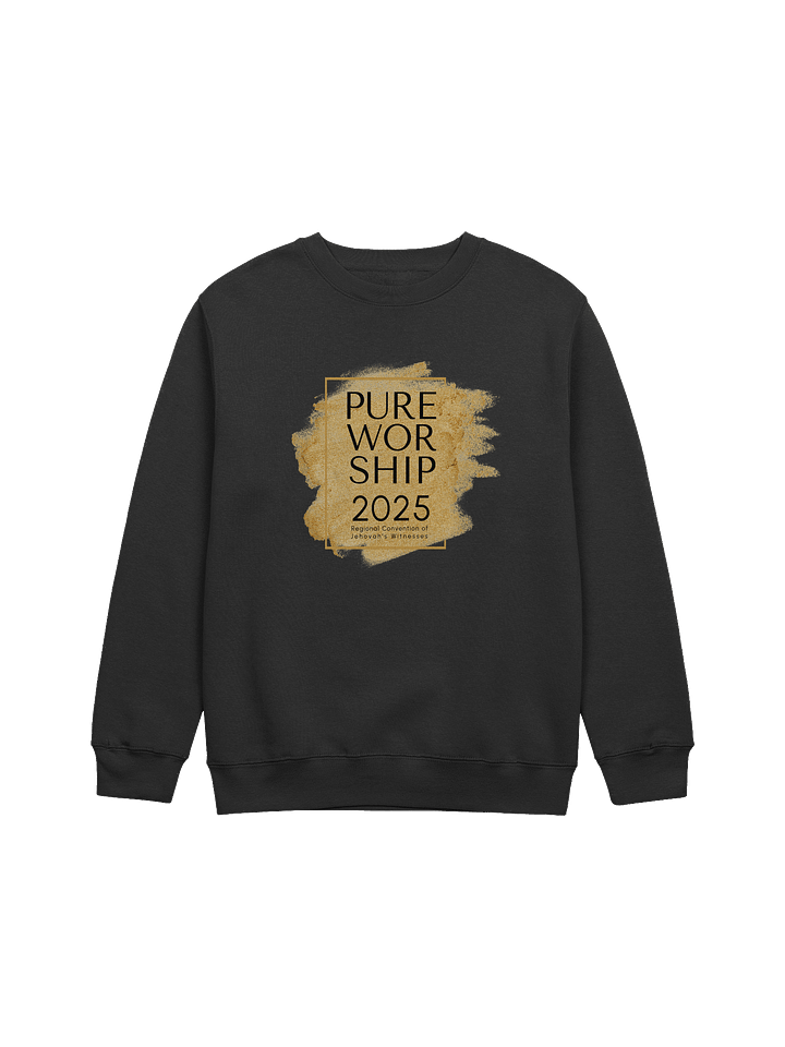 Pure Worship 2025 Regional Convention Sweatshirt – Minimalist Gold Design product image (1)