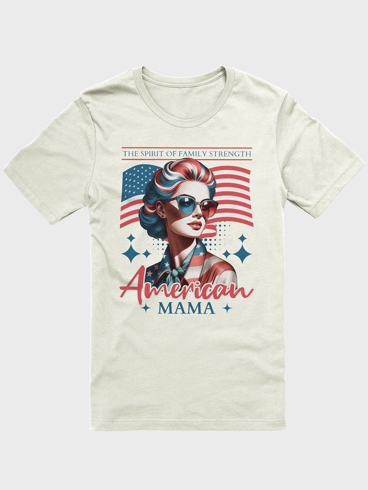 America mama shirt, USA retro funny Tshirt, gift for mother tee product image (1)