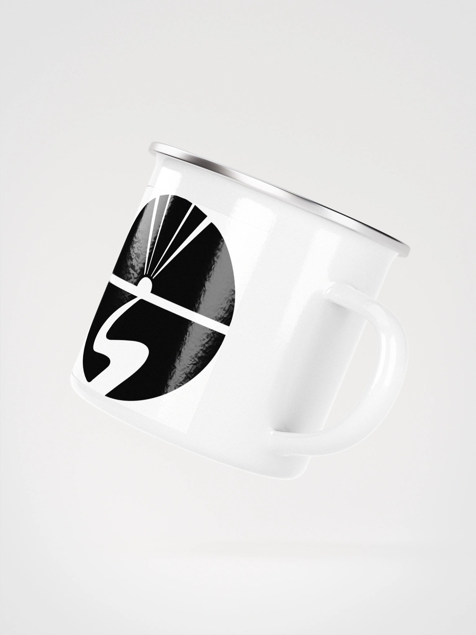 visionswell Enamel Mug – Live Light, Sip Intentionally product image (3)