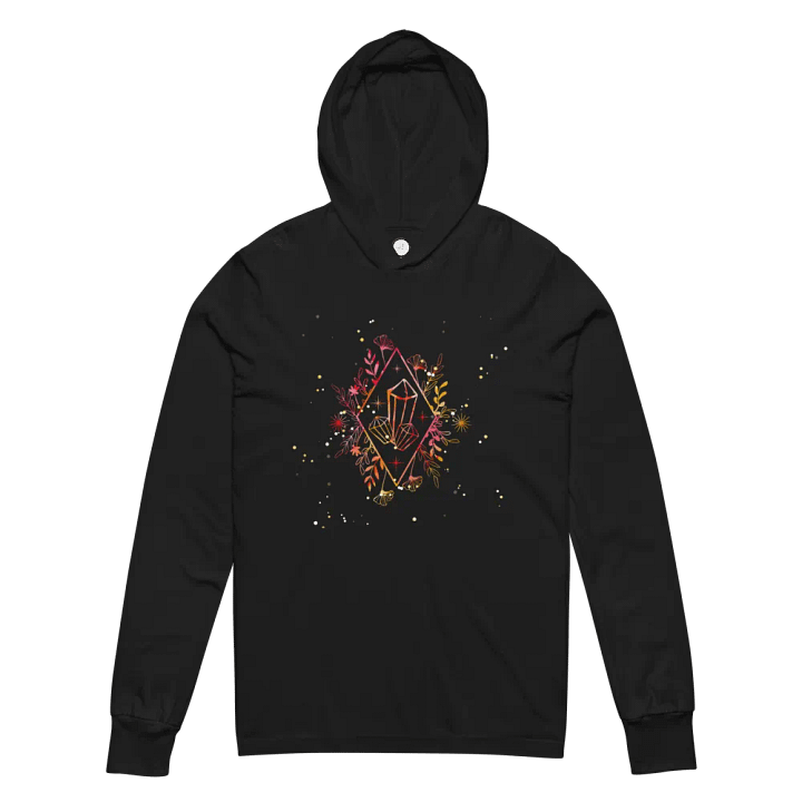 Crystal Fire Long Sleeve Hooded Tee product image (6)