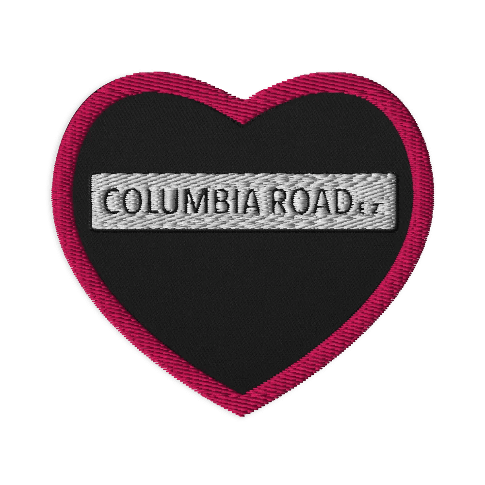 COLUMBIA ROAD E.2. Embroidered Patch (Pink/Heart) product image (1)
