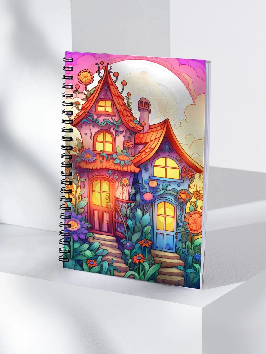 Enchanted Cottage Dreams Spiral Notebook product image (4)