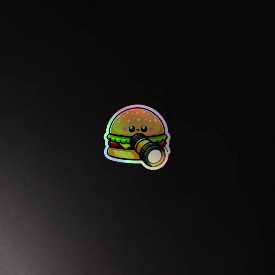 Whimsical Burger & Flashlight Sticker Set product image (4)